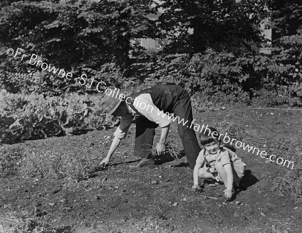 GARDENER WITH DAUGHTER